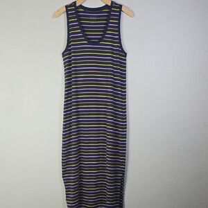 Pact Softpun A Line Tank 100% Organic Cotton Midi Dress Size S NwT.
